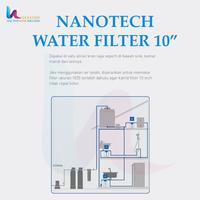 Gambar Housing 10" Filter Air Nanotech Clear Ready Stok Free Aksesoris - Drat ½, Packing Bubble dari Lucyandri Home Solution undefined 4 Tokopedia