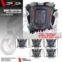 Gambar Misoka Center Deck pad Cover New Nmax 155/Aksesoris motor Yamaha/Rubber Karet/Edisi Diamond Motorcycle - Merah dari MISOKA MOTOR ACCESORIES undefined 1 Tokopedia