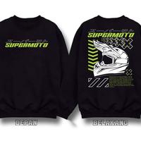 Gambar JAKET SWEATER SUPERMOTO STREETWEAR SERIES BIG SIZE JUMBO - HITAM, M dari WILDAN APPAREL undefined 1 Tokopedia