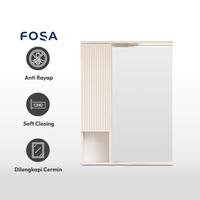 Gambar FOSA 60 CM NEW SUNNY KABINET KAMAR MANDI DENGAN CERMIN PVC dari AZKO ID undefined 3 Tokopedia