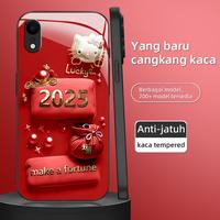 Gambar Berlaku untuk [iPh0ne Xr] Casing ponsel Fortune Katie baru yang menakjubkan, casing pelindung ponsel anti jatuh dan anti sidik jari yang terjangkau dari kaca baru-MQ009 - 1, iPh0ne Xr dari yn6case undefined 2 Tokopedia