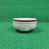 Gambar Mangkok Keramik 1/2 Lusin Aesthetic 6 Inch List Coklat dan Ayam Jago - Coklat dari Primere_NEW undefined 5 Tokopedia