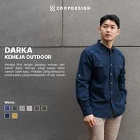 Gambar Coop Design - Darka Kemeja Outdoor Safari Tactical Workshirt Baby Canvas Lengan Panjang Pria - Soft Grey, M dari Coop Design undefined 1 Tokopedia