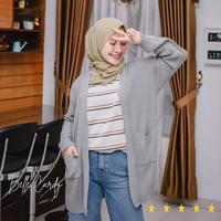 Gambar Cardigan rajut  Cewek Tangan panjang belle cardy tebel banyak pilihan warna Maroon - Mustard, Int: One size dari Omtedcollection undefined 2 Tokopedia