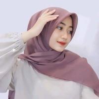 Gambar Segiempat Polos Bellasquare Premium Polycotton - smoke, 110x110 dari giska hijab undefined 1 Tokopedia