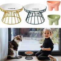 Gambar Vinnatsu- Mangkuk Hewan Makan Kucing Anjing Keramik Asli Satu Set Mangkuk Kucing Keramik Tempat Makan Kucing Anjing - Hitam（Piring Ikan） dari Vinnatsu undefined 1 Tokopedia