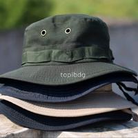 Gambar TOPI RIMBA RIPSTOP /  TOPI OUTDOOR / TOPI TACTICAL Pria Wanita - Krem, All Size dari Qawaariir.id undefined 1 Tokopedia