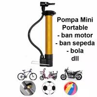 Gambar POMPA ANGIN PORTABLE MULTIFUNGSI MINI - POMPA BAN SEPEDA MOTOR BOLA KOLAM KARET - 1pcs dari Apapunitu_NEW undefined 1 Tokopedia