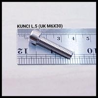 Gambar BAUT GANTUNGAN BARANG MOTOR/BAUT UKURAN M6X30 MUR BIBIR M6/BAUT SEKRUP 6X25 GANTUNGAN MOTOR - MUR BIBIR M.6, SATUAN dari ANTON K2 AKSESORIS MOTOR undefined 3 Tokopedia
