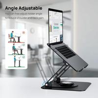 Gambar Stand Laptop Stand Penyangga Laptop Stand Holder Lipat Adjustable Anti Slip Untuk Laptop/Notebook Laptop Stand Stand Holder Laptop Stand Laptop Aluminium - Basis persegi dari MyLavdiShop undefined 3 Tokopedia