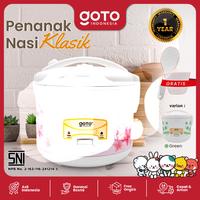 Gambar Goto [COD] Dondon Rice Cooker Penanak Nasi Magic Com Low Watt 1,5 Liter - FLOWER GREEN dari Goto.Indonesia undefined 1 Tokopedia