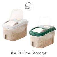 Gambar KAIRI Tempat Kotak Penyimpanan Beras Tepung Kacang Rice Grain Storage - White I Large dari Hygga Home undefined 1 Tokopedia