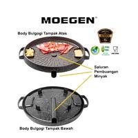 Gambar MOEGEN Germany Bulgogi Pan (All New) 32 cm Tanpa Tutup Kaca Panggangan BBQ Alat Marble Peralatan Food Kitchenware dari Indo World Trade undefined 5 Tokopedia