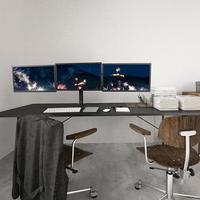 Gambar Triple W Triple Monitor Bracket Stand 3 Clamp Mount Arm Breket LED LCD - Spesifikasi dari Triple W Official undefined 2 Tokopedia