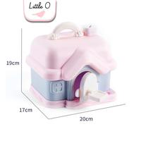 Gambar FREE STIKER 3D & 2D !! Celengan Tabungan Mainan Anak Bentuk Rumah Tempat Penyimpanan Koin Dan Uang Kertas - RAINHOUSE PINK dari Little o store undefined 5 Tokopedia