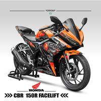 Gambar Striping Honda CBR 150 R Facelift Motif 2 / 2018 / CB 150R / 150 R / Stiker / Sticker / Semifull / Decal / Les / Modifikasi / Motorcycle / Honda / Starstiker - ORANGE dari Ln stiker undefined 2 Tokopedia
