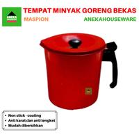 Gambar Tempat Minyak Goreng Bekas Dan Saringan Oil Pot 1.5 L Maspion - Warna dari Aneka Houseware undefined 2 Tokopedia