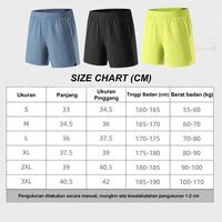 Gambar Celana Lari Pria Celana Pendek Running Olahraga Pria Jogging Gym - Yellow, L dari ARR Store Indonesia undefined 2 Tokopedia