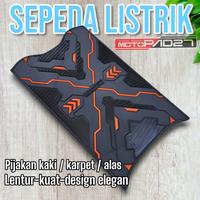 Gambar karpet sepeda listrik - pijakan kaki alas karpet sepeda listrik uwinfly D7,D8,D7S,D8S,df8, df7, df7s , df8s PACIFIC , Goda, exotic, UNITED, viar A2 PROSTREET kualitas premium - merah dari HashiraPAD undefined 5 Tokopedia