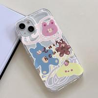 Gambar Untuk IPhone 11 Casing Tali Tali Telepon 12ProMax 15 12 13 14 15Plus 7plus 7 8 6 XR SE X XS XSMAX 8plus Gelombang 3D Jernih Casing Ponsel Dengan Gelang Lembut Transparan Estetika Kasus Ponsel Tahan Guncangan Bumper Case - EC79+SJL012, XS MAX dari BU phone casing undefined 4 Tokopedia