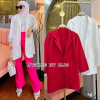Gambar READY BLAZER RENA IMPORT ORI MJS - Merah, Allsize dari aniezos undefined 2 Tokopedia