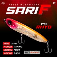 Gambar Relix Nusantara Sari - F Lure 70 mm 8.4 gram Minnow Pencil Floating Umpan Pancing Ultralight Casting UL Sinking - #BBN dari Dometackle undefined 5 Tokopedia