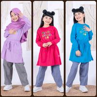 Gambar [ BISA COD ] SET SETELAN CELANA YUNA BY CUTETRIK TERBARU BAJU MUSLIM ANAK PEREMPUAN REMAJA PINK UNGU BIRU TUNIK CELANA JEANS KAOS LENGAN PANJANG CASUAL ADEM BRANDED SYARI ADEM KEKINIAN MEWAH CANTIK SARIMBIT LEBARAN 2023 COUPLE KAKAK ADIK - sb 43, M dari GAMIS ANAK SYARI undefined 1 Tokopedia