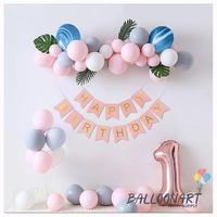 Gambar SIMPLE PINK HBD CHAIN DEKORASI SET/BALON FOIL/ANGKA JUMBO/PAKET DEKORASI ULANG TAHUN ANAK - Tanpa, 1 dari BalloonArt Party Supply undefined 1 Tokopedia