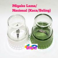 Gambar Miyako Lama/Nasional SET Gelas Blender Bumbu Kering Kaca/Beling & Pisau Gilingan Kompatibel dengan Gear Karet Blend untuk Miyako Lama National GMC Sanex dll - PUTIH dari GeaRuby_NEW undefined 1 Tokopedia