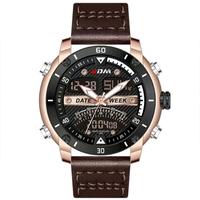 Gambar Jam Tangan Pria Sport 2time KDM K-9066 Analog-Digital Analog-Digital Santai Bisnis Kulit - kademan K9066, Blue Rose dari KITTY WATCH undefined 2 Tokopedia