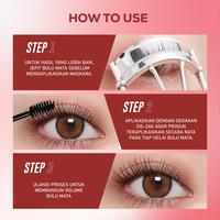 Gambar [BPOM] AMY'S DIARY Maskara Cherry Blossom Big Brushes Love Eye Black Color Long-Langsting dari Amy's Diary undefined 5 Tokopedia