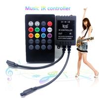 Gambar LED Strip Controller 12-24V Sensor Suara Lampu Lamp Cahaya Sinar RGB Kedap Kedip Warna Warni Kamar Meja Bar Ruangan Gaming Gamers Mobil Car Irama Musik Kontrol Remote Hiasan Dekorasi - Suara dari Allstore PKU undefined 2 Tokopedia