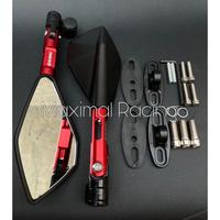 Gambar Spion Tomok Jumbo V5 Dan V2 Universal Semua Motor Matic/Bebek/Sport Nmax Mio Vario Vixion Ninja - Merah, V2 Kaca Putih dari Duta Variasi Motor undefined 1 Tokopedia