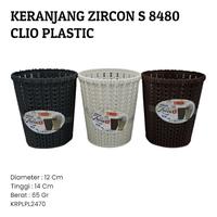 Gambar KERANJANG AESTHETIC ZIRCON / WADAH PLASTIK MULTIFUNGSI / TEMPAT PENYIMPANAN ORGANIZER ROTAN MINI / STORAGE BASKET Abu Buah Bunga - UNGU, ZIRCON-S dari ENTIS_SHOP undefined 2 Tokopedia