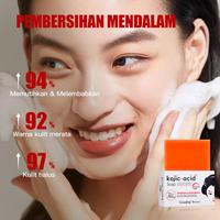 Gambar 【Bpom】3 in 1 box baru Guanjing Kojic Acid Soap 100% ORIGINAL Skin Lightening  Soap 120g  Glycolic Pemutih SABUN UNTUK WAJAH BADAN Whitening Moisturizing  Membersihkan Tubuh Lactic dosting Hyaluronic Niacinamide Memutihkan Memudarkan Glutathione - 3 in 1 dari GUANJING KOJIC ACID OFFICE undefined 4 Tokopedia