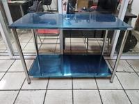 Gambar ROYAL Meja Stainless - Work Table - Meja Dapur ST 103 Kaki Bulat dari Gunung Kencana undefined 3 Tokopedia