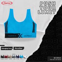Gambar Sorex Bra - SP 023 - Tanpa Kawat Active Sport Olahraga Stretch Senam Bh Busa Wanita Cepat Kering Anti Air Berpori Nyaman Wanita Anti Air Nyaman Wanita Set - Merah Hati dari Moteza Indonesia undefined 3 Tokopedia