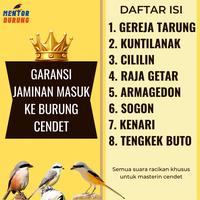 Gambar Mentor Burung Masteran Khusus Burung Cendet Jernih Full Materi Mewah Gacor Speaker Mp3 Cendet dari MENTOR BURUNG_NEW undefined 2 Tokopedia