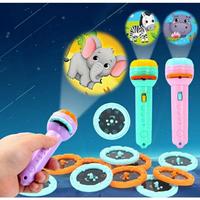 Gambar Senter proyektor mainan anak flashlight sensor gambar karakter lucu torch// Mainan Edukasi// Gambar Karakter Lucu (BIC) - Senter Polos, Ungu dari Holajev undefined 1 Tokopedia