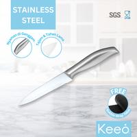 Gambar Keeo Pisau Dapur Tajam Serbaguna Buah Sayur Daging Stainless Steel - Pisau 23 cm dari Keeo Home undefined 2 Tokopedia