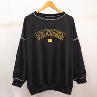 Gambar Arizona sweater unisex oversize - sweater wanita korean style Crewneck Fleece - Moca, all size dari AG Apparel Store undefined 4 Tokopedia