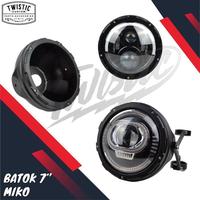 Gambar Batok Lampu Daymaker 7 inch Miko Motor W175 XSR Meteor 350 Benelli RE - Cover Motex - Batok Only dari XU DRAJAT undefined 4 Tokopedia