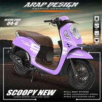 Gambar DECAL SCOOPY NEW TAHUN 2021-2024 FULL BODY DEKAL STICKER SCOOPY KEYLES FULL BLOK Kendaraan Motor - HITAM, STD GLOSSY dari GoodStylee undefined 1 Tokopedia