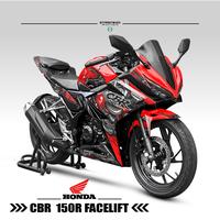 Gambar Striping Honda CBR 150 R Facelift Motif 2 / 2018 / CB 150R / 150 R / Stiker / Sticker / Semifull / Decal / Les / Modifikasi / Motorcycle / Honda / Starstiker - ORANGE dari Ln stiker undefined 1 Tokopedia