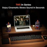 Gambar Armour Transparent K08 Bluetooth Speaker Portable Subwoofer TWS Mode - Orange dari Onebest Choice undefined 4 Tokopedia