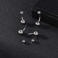 Gambar 1 PC G23 Titanium Navel Piercing 14G Crystal Belly Button Piercing Silver Body Piercing Prevent Allergy Navel Ring Jewelry - B-1.6*10 dari Best Piercing Jewelry undefined 2 Tokopedia