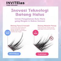 Gambar Invitelas 9 Baris Bulu Mata Individual Strip Cluster Voluming Effect Natural Look Tahan Lama - 034 dari Mysterygirl.id undefined 3 Tokopedia