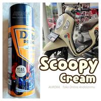 Gambar (JAWA,BALI, SUMATRA, KALSEL) Cat Pilox Diton Premium Scoopy Cream 9153 Putih Tulang Skupy Honda Scopy Skupi White Tahan Bensin 400cc Sejenis Samurai Paint Pilok Pylox - White dari Aurora paint shop undefined 1 Tokopedia