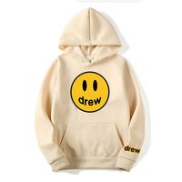 Gambar Jaket Hoodie Smile Drew Keren Ori Tebal Pria Wanita Cowok Cewek Terbaru - Hitam, M dari Konveksi Bandung MKS undefined 2 Tokopedia