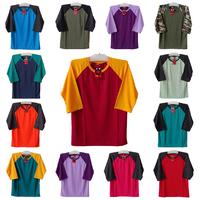Gambar kaos polos reglan pria wanita (unisex) lengan 3/4 uk M L XL XXL Nyaman Tebal Oblong Santai Baju Dewasa Seragam Katun Atasan - HR.ARMY-HITAM 3/4, M dari Yonesli undefined 5 Tokopedia